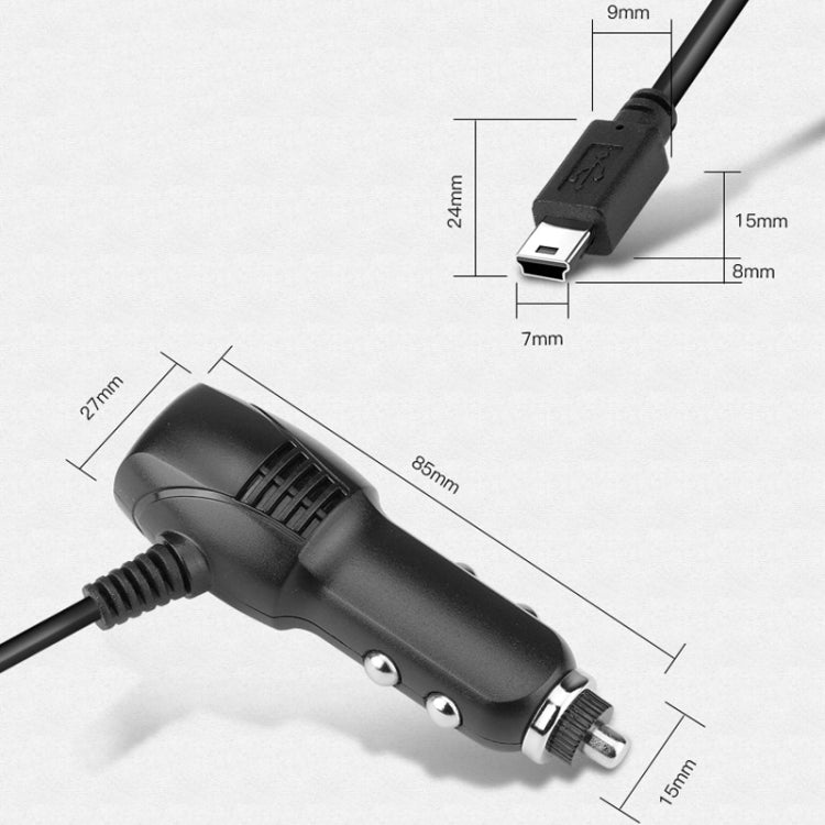 2 PCS Car Charger Fast Charge Driving Recorder Supply Line, Style: 1.5A+2.4A(Android Straight Head) - Cables & Connectors by PMC TechLife | Online Shopping South Africa | PMC TechLife | Buy Now Pay Later Mobicred