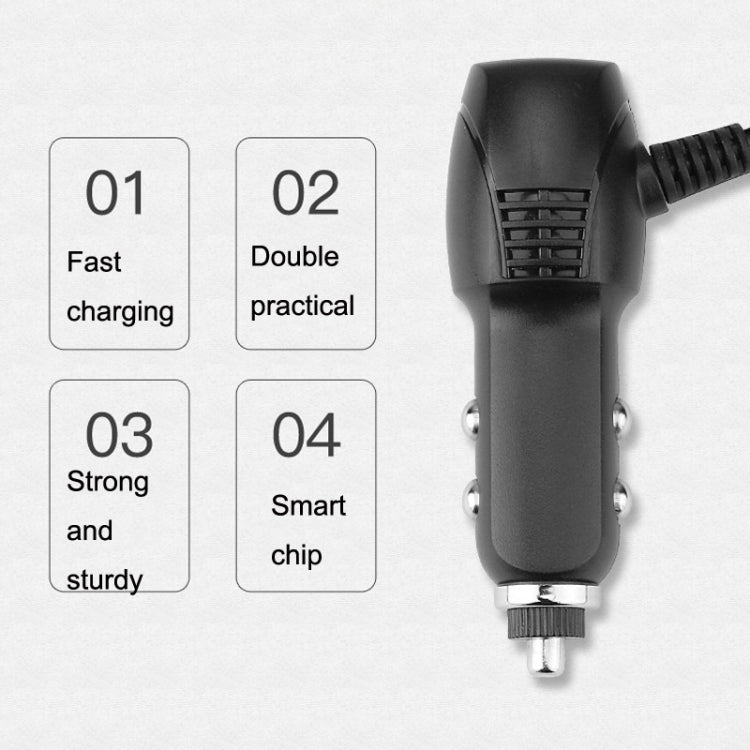 2 PCS Car Charger Fast Charge Driving Recorder Supply Line, Style: 1.5A+2.4A(Android Straight Head) - Cables & Connectors by PMC TechLife | Online Shopping South Africa | PMC TechLife | Buy Now Pay Later Mobicred