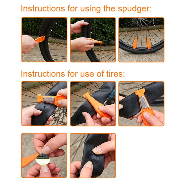 Multifunctional Bicycle Tire Changing Tool, Color: Green+5 Tire Patches - Maintenance tools by PMc TechLife | Online Shopping South Africa | PMc TechLife | Buy Now Pay Later Mobicred