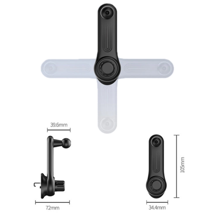 5 PCS Car Hook Mobile Phone Holder Clip Wireless Charging Base Accessories, Size: 13mm Ball Head - Universal Car Holders by PMC Jewellery | Online Shopping South Africa | PMC Jewellery | Buy Now Pay Later Mobicred