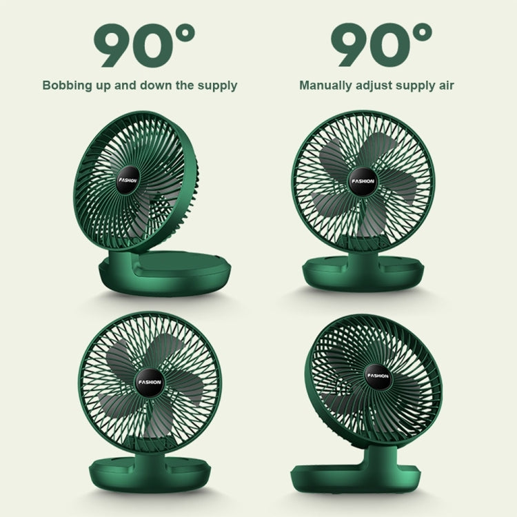 Folding Office Desktop Household Portable Small Fan, Size: 8 inch(White USB Direct Plug) - Electric Fans by PMC TechLife | Online Shopping South Africa | PMC TechLife | Buy Now Pay Later Mobicred