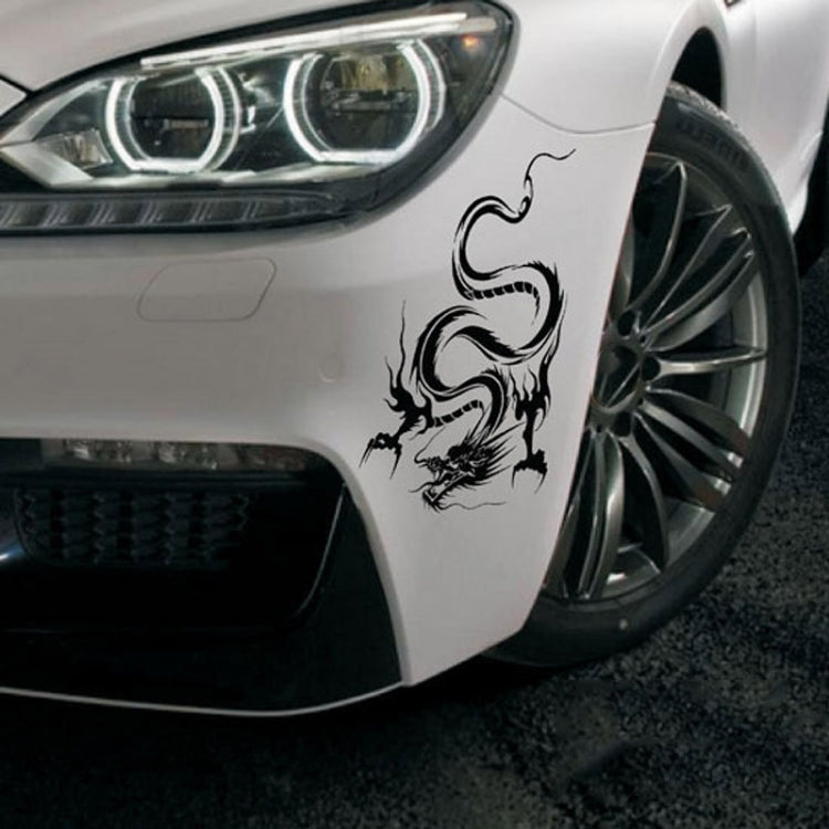 D-131 Dragon Totem Dragon Car Cover Sticker Modified Roof Scratch Sticker(Black) - Decorative Sticker by PMC Jewellery | Online Shopping South Africa | PMC Jewellery