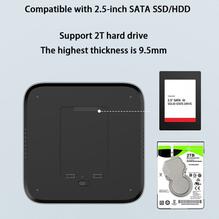 Rocketek MM483 For Mac Mini Docking Station With Hard Disk Enclosure - USB HUB by Rocketek | Online Shopping South Africa | PMC Jewellery | Buy Now Pay Later Mobicred