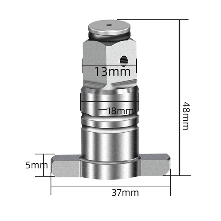 Square T -Shaft  Electric Wrench Converter, Style: Dual Use - Hex Key & Spanner by PMC Jewellery | Online Shopping South Africa | PMC Jewellery