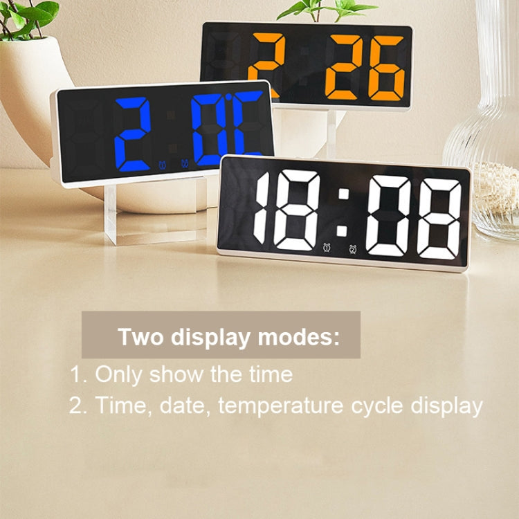 LED Bedside Alarm Clock Battery Plug-In Dual-Purpose Clock(Blue) - Alarm Clocks by PMC TechLife | Online Shopping South Africa | PMC TechLife