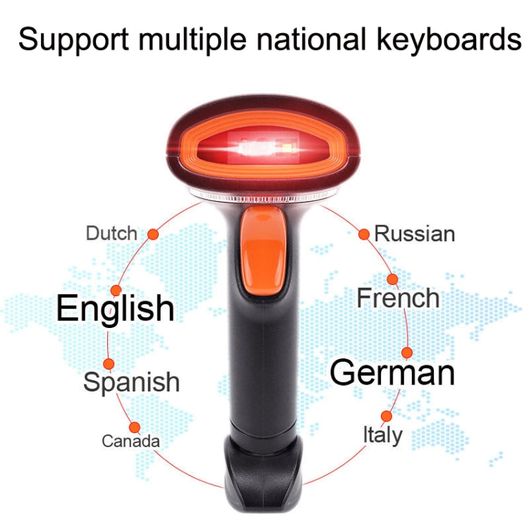 Kefar Supermarket Store Cashier Wired Red Light Scanner 1D Barcode - Barcode Scanner by PMC TechLife | Online Shopping South Africa | PMC TechLife | Buy Now Pay Later Mobicred