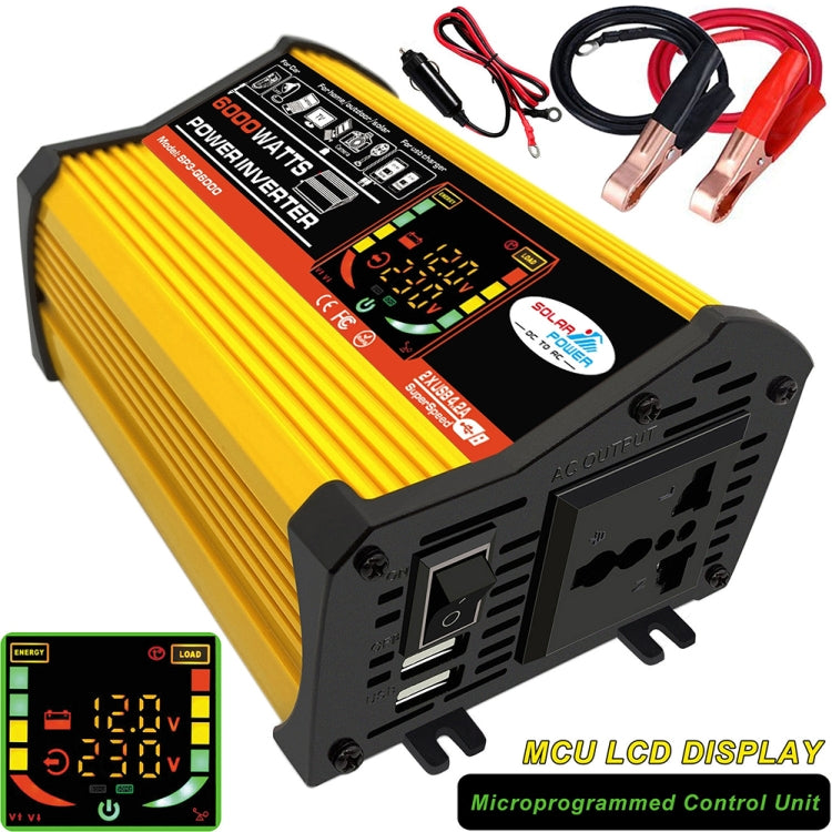 Saga 3 Generations Home Solar Generator Inverter+30A Controller+18W 12V Solar Panel, Specification: Yellow 12V To 110V - Modified Square Wave by PMC TechLife | Online Shopping South Africa | PMC TechLife | Buy Now Pay Later Mobicred