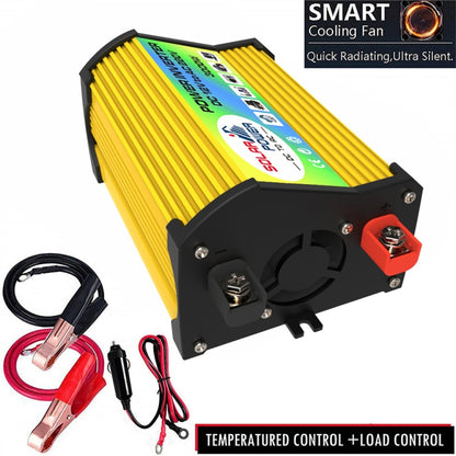 Saga Generation 1 Home Solar Generator Inverter+30A Controller+18W 12V Solar Panel, Specification: Yellow 12V To 110V - Modified Square Wave by PMC Jewellery | Online Shopping South Africa | PMC Jewellery | Buy Now Pay Later Mobicred