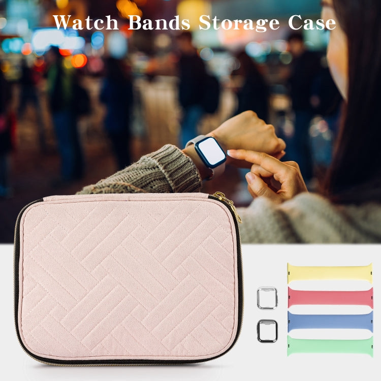 Velvet Watch Strap Watch Accessories Storage Bag, Specification: Blue S - free shipping - PMc TechLife - Order now!