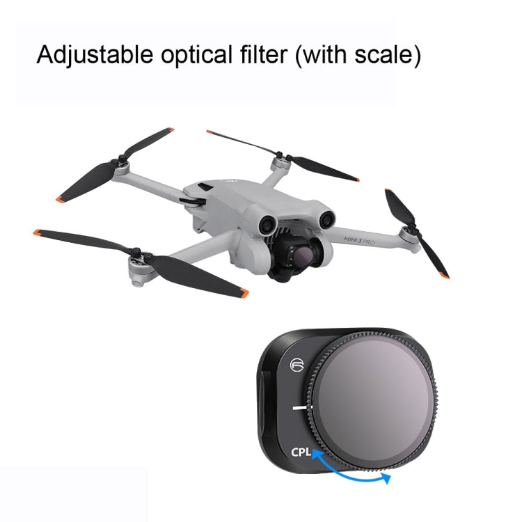 RCSTQ Aluminum Alloy Adjustable Filter Accessories for DJI Mini 3 Pro,Style: UV+CPL+ND8+ND16+ND32+ND64 6 In 1 - free shipping - PMC TechLife - Order now!