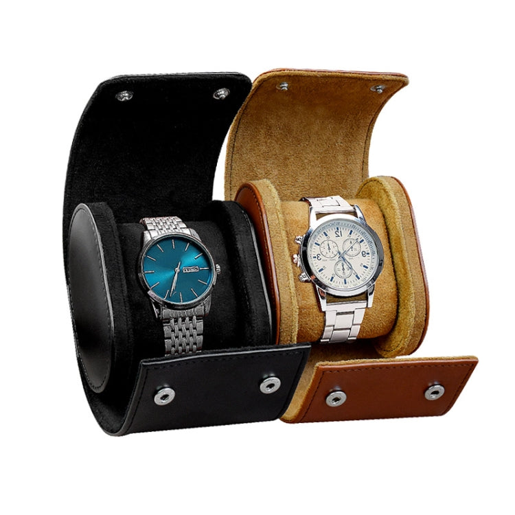 PU Leather Watch Protective Dustproof Display Box Portable Storage Box(Brown) - free shipping - PMc TechLife - Order now!