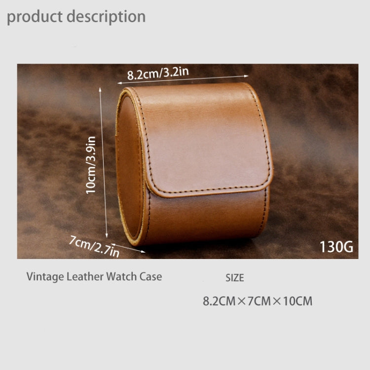 PU Leather Watch Protective Dustproof Display Box Portable Storage Box(Brown) - free shipping - PMc TechLife - Order now!