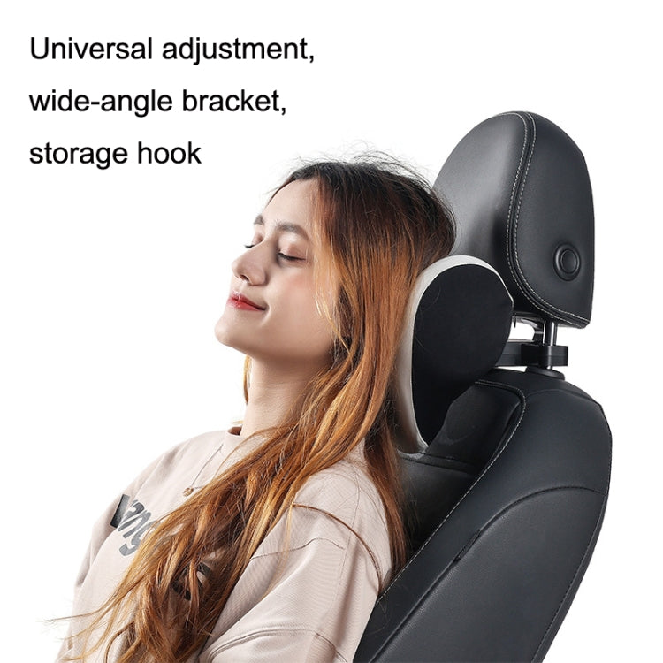 A09 Car Seat Headrest Memory Foam Comfortable Neck Pillow, Style: Without Stand (White) - Seat Accessories by PMC TechLife | Online Shopping South Africa | PMC TechLife | Buy Now Pay Later Mobicred