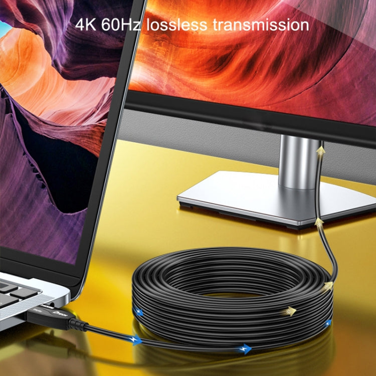 DTECH HDMI 2.0 Version Fiber Optical Line 4K 60Hz Large Screen TV Engineering Wiring, Length: 60m - free shipping - PMC Jewellery - Order now!