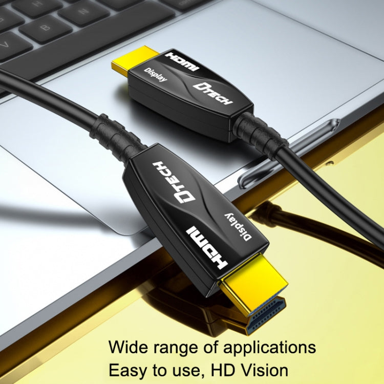 DTECH HDMI 2.0 Version Fiber Optical Line 4K 60Hz Large Screen TV Engineering Wiring, Length: 70m - free shipping - PMC Jewellery - Order now!