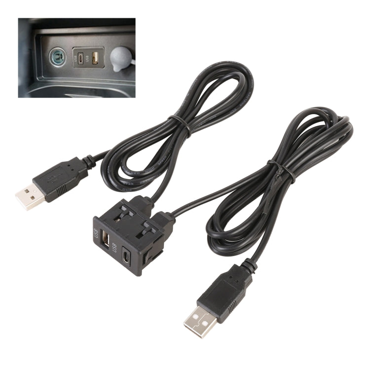 Car Universal Modification Type-C+USB Interface Charging Use Seat - free shipping - PMC TechLife - Order now!