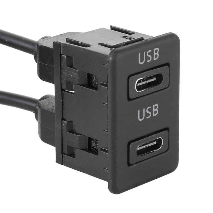 Car Universal Modification Dual Type-C Interface - DIY Cables by PMC TechLife | Online Shopping South Africa | PMC TechLife