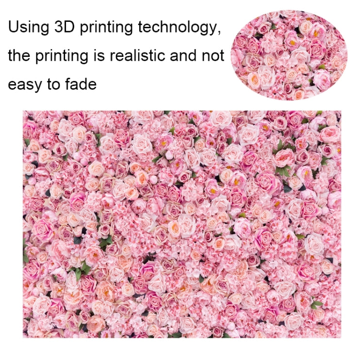2.1m X 1.5m Pink Rose Wall Background Festive Party Photography Cloth - Valentines Day by PMC TechLife | Online Shopping South Africa | PMC TechLife