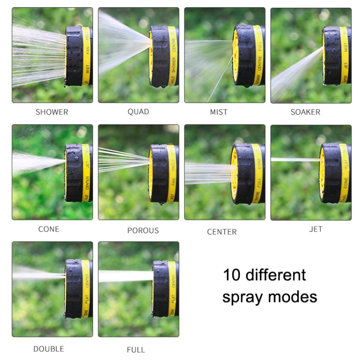 10 Functional Watering Sprinkler Head Household Water Pipe, Style: D6+4 Connector+5m 4-point Tube - Watering & Irrigation by PMC TechLife | Online Shopping South Africa | PMC TechLife | Buy Now Pay Later Mobicred