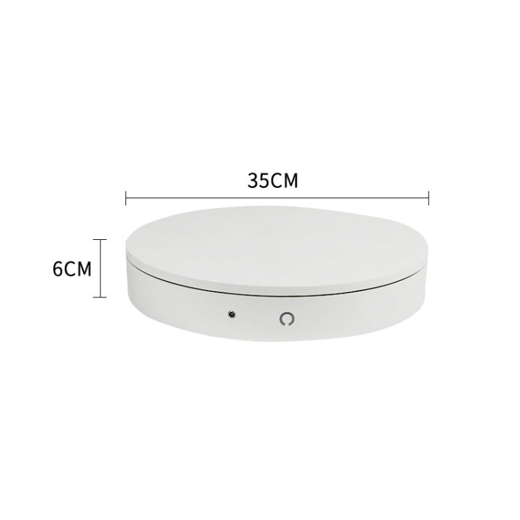 Electric Rotating Display Stand Electric Turntable, Specifications: Chinese Plug(White) -  by PMC TechLife | Online Shopping South Africa | PMC TechLife | Buy Now Pay Later Mobicred