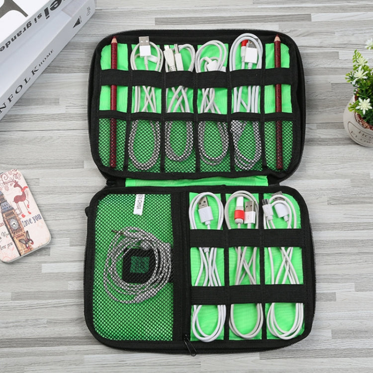 Multifunctional Portable Mobile Phone Digital Accessories U Disk Storage Bag, Color: Green - Other by PMC TechLife | Online Shopping South Africa | PMC TechLife | Buy Now Pay Later Mobicred