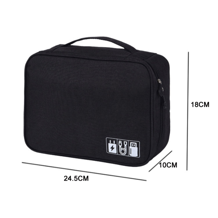 Multifunctional Cationic Digital U Disk Data Cable Storage Bag(Wine Red) - Other by PMC TechLife | Online Shopping South Africa | PMC TechLife | Buy Now Pay Later Mobicred