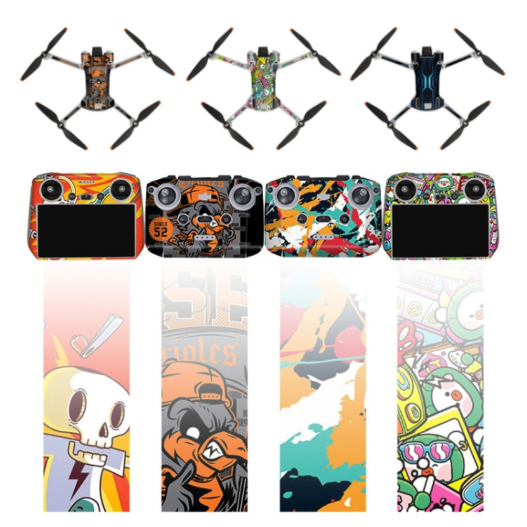 Sunnylife Drone+Remote Control Protective Sticker For DJI Mini 3 Pro RC Version( Time Gate) - Stickers by Sunnylife | Online Shopping South Africa | PMC TechLife | Buy Now Pay Later Mobicred