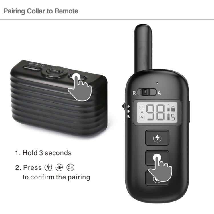 Remote Control Trainer Dog Collar Automatic Bark Stop Device, Specification: 1 Drag 1 (Orange) - Training Aids by PMC TechLife | Online Shopping South Africa | PMC TechLife | Buy Now Pay Later Mobicred