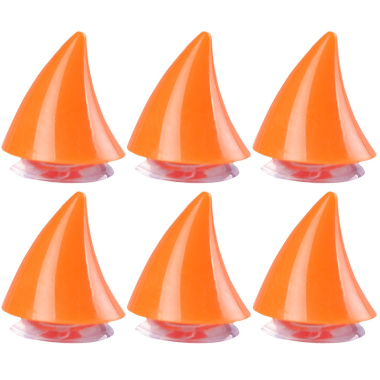 2pcs /Pair Motorcycle Helmet Devil Sucker Decoration, Style: Small Horns (Orange) - free shipping - PMC TechLife - Order now!