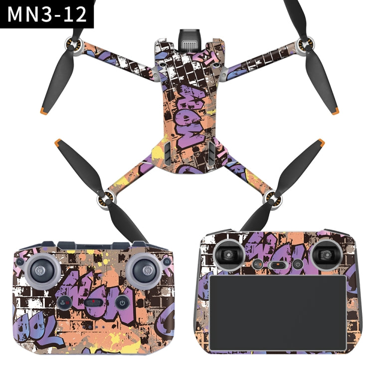Flat Style Waterproof Anti-Scratch Sticker For DJI Mini 3 Pro RC-N1 Ordinary Version(Mn3-12) - Stickers by PMC Jewellery | Online Shopping South Africa | PMC Jewellery | Buy Now Pay Later Mobicred