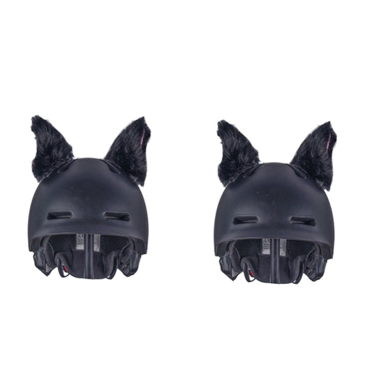 4PCS Motorcycle Plush Ear Helmet Decoration(Black) - Ornamental Parts by PMC Jewellery | Online Shopping South Africa | PMC Jewellery | Buy Now Pay Later Mobicred