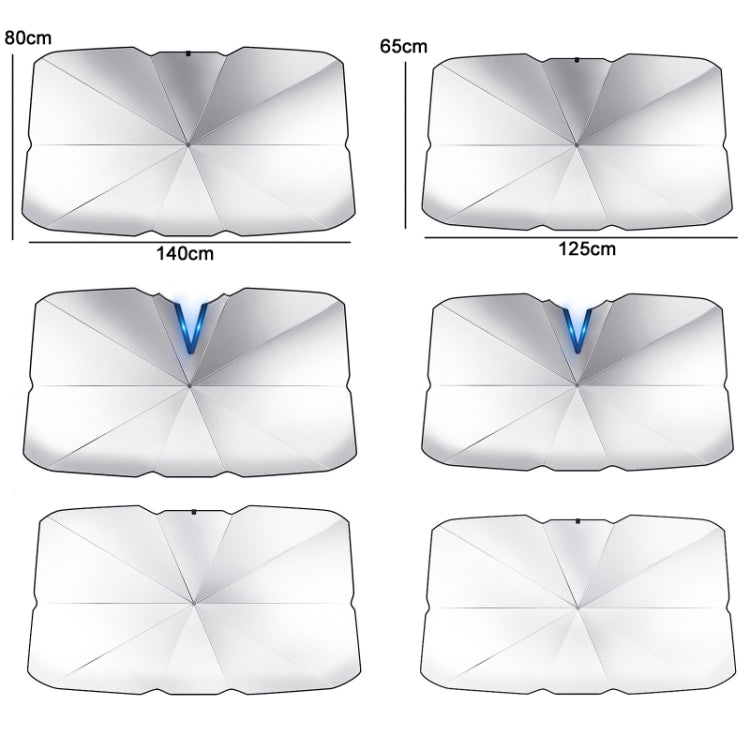 Car Windshield Telescopic Folding Thermal Insulation Parasol, Size: Open Style Large - Window Foils & Solar Protection by PMC TechLife | Online Shopping South Africa | PMC TechLife | Buy Now Pay Later Mobicred
