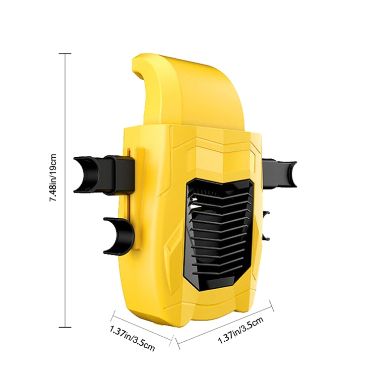 F415 Car Multifunctional Seat Back USB Fan(Black) - Heating & Fans by PMC TechLife | Online Shopping South Africa | PMC TechLife | Buy Now Pay Later Mobicred