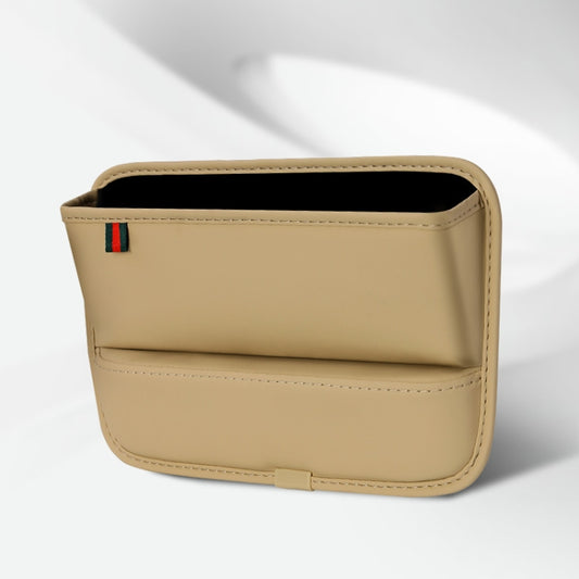 Car Seat Sewing Box Central Control Slot Storage Bag(Beige) - Stowing Tidying by PMC Jewellery | Online Shopping South Africa | PMC Jewellery | Buy Now Pay Later Mobicred