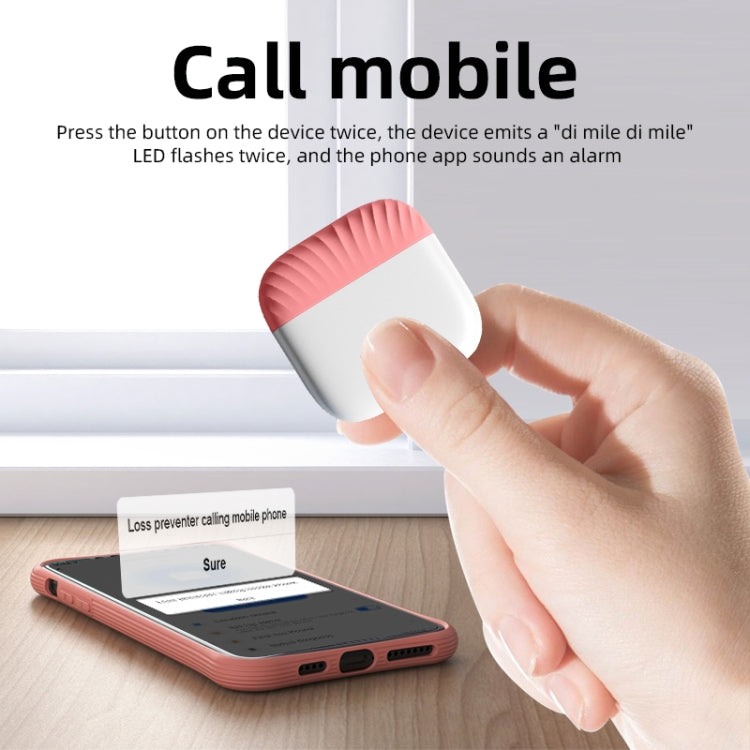 Wallet Key Finder Two Way Bluetooth Intelligent Anti-lost Device(Pink) - Anti-lost Alarm by PMc TechLife | Online Shopping South Africa | PMc TechLife | Buy Now Pay Later Mobicred