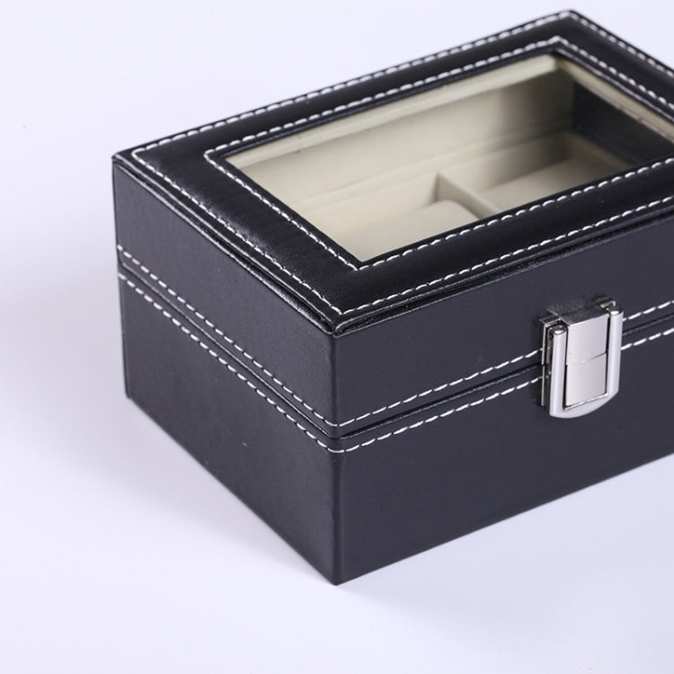 3 Bit PU Leather Watch Storage Box Display Box(Black) - free shipping - PMC TechLife - Order now!