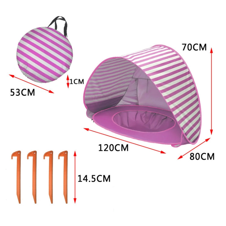 Baby Beach Tent With Pool Portable Foldable Sunshelter, Color: Shark Gray - free shipping - PMC TechLife - Order now!