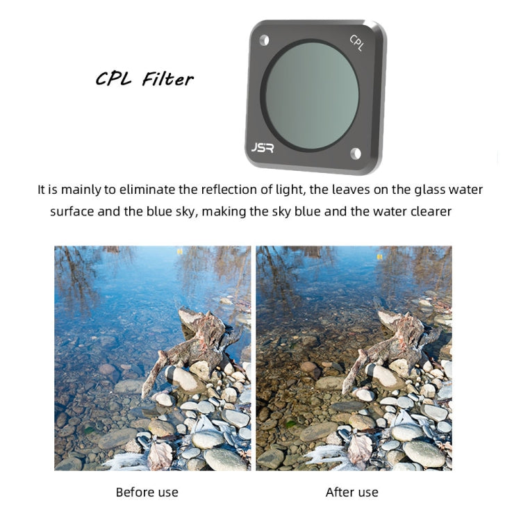 JUNESTAR Action Camera Filters For DJI Action 2,Style:  CPL - Mavic Lens Filter by JUNESTAR | Online Shopping South Africa | PMC Jewellery | Buy Now Pay Later Mobicred