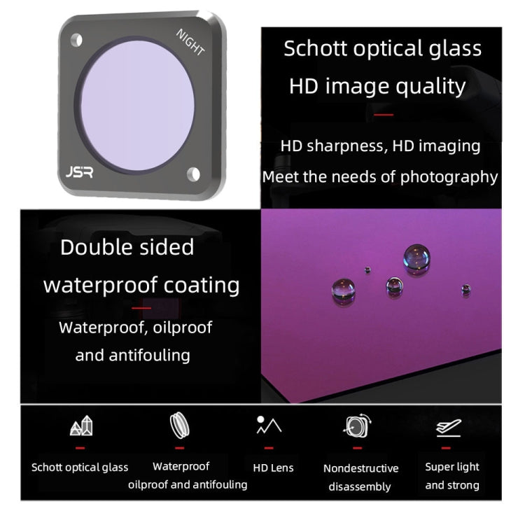 JUNESTAR Action Camera Filters For DJI Action 2,Style: CS-6IN1 - Lens Filter by JUNESTAR | Online Shopping South Africa | PMC TechLife | Buy Now Pay Later Mobicred