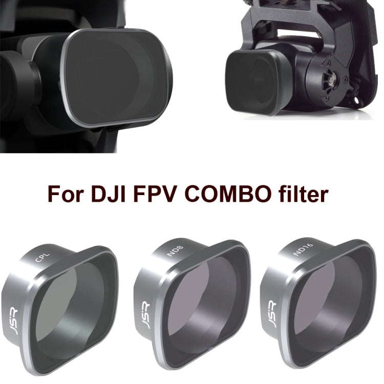 JUNESTAR  Drone Filters For DJI FPV COMBO ,Model: UV+CPL+ND4/8/16/32 - Lens Accessories by PMC TechLife | Online Shopping South Africa | PMC TechLife | Buy Now Pay Later Mobicred