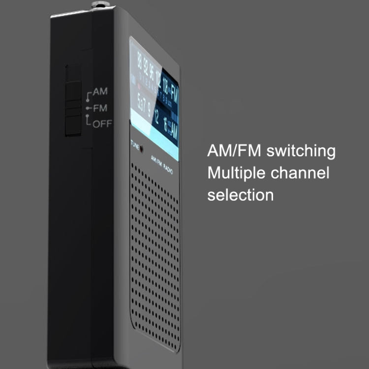 R06 Small FM/AM Pointer Frequency Adjustment Radios With Antenna Pocket Retro Radio(Black) - Radio Player by PMC TechLife | Online Shopping South Africa | PMC TechLife | Buy Now Pay Later Mobicred