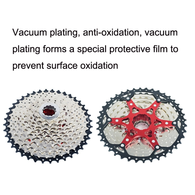 VG Sports Split Mountain Bike Lightweight Cassette Flywheel, Style: 9 Speed 40T (Silver) - free shipping - PMc TechLife - Order now!
