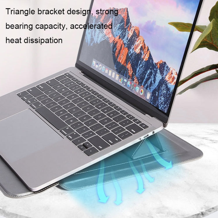 HL0066-005 Multifunctional Stand Laptop Bag, Size: 13.3-14 inches(Black) - 14.1 inch by PMC Jewellery | Online Shopping South Africa | PMC Jewellery | Buy Now Pay Later Mobicred