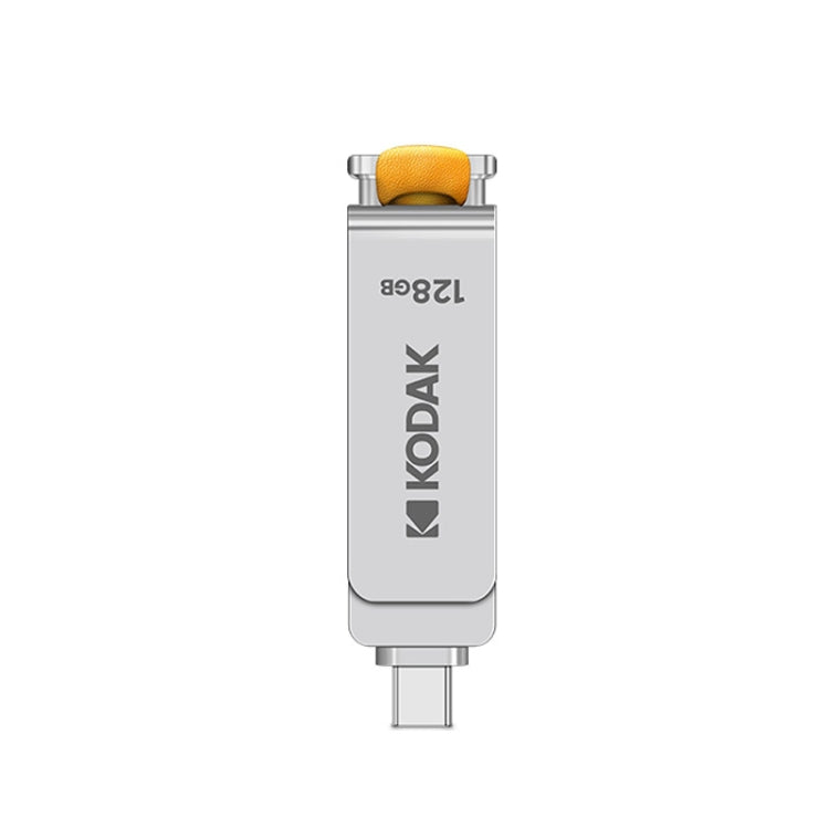 Kodak K243C 2 In 1 Type-C/USB-C + USB3.1 High-speed Transfer U disk, Capacity: 128GB - USB Flash Drives by Kodak | Online Shopping South Africa | PMC Jewellery | Buy Now Pay Later Mobicred