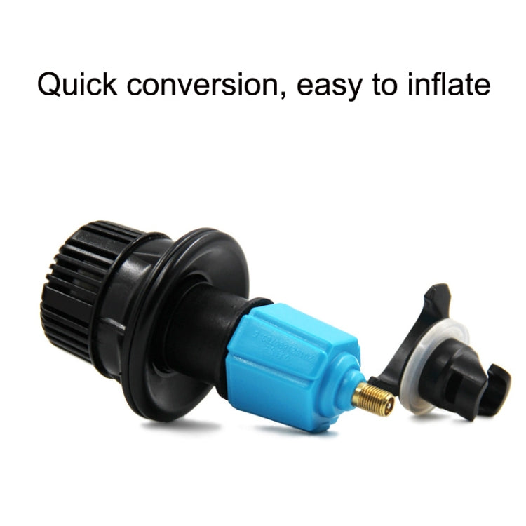 For Paddle Kayak Surfboard Valve Adapter Car Pump Conversion Head(Blue) - Inflatable Pump by PMC TechLife | Online Shopping South Africa | PMC TechLife | Buy Now Pay Later Mobicred