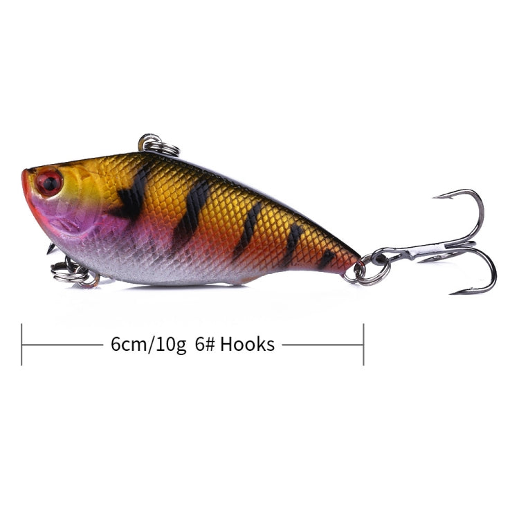 HENGJIA VI022 10g 6cm Plastic VIB Lure Hard Bait With Sound Beads(1) - Fishing Lures by HENGJIA | Online Shopping South Africa | PMC TechLife | Buy Now Pay Later Mobicred