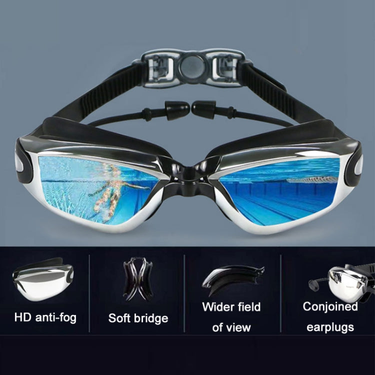 HAIZID HD Anti-fog Waterproof Myopia Swimming Goggles, Color: Myopia 800 Degrees - Swimming Glasses by HAIZID | Online Shopping South Africa | PMC Jewellery