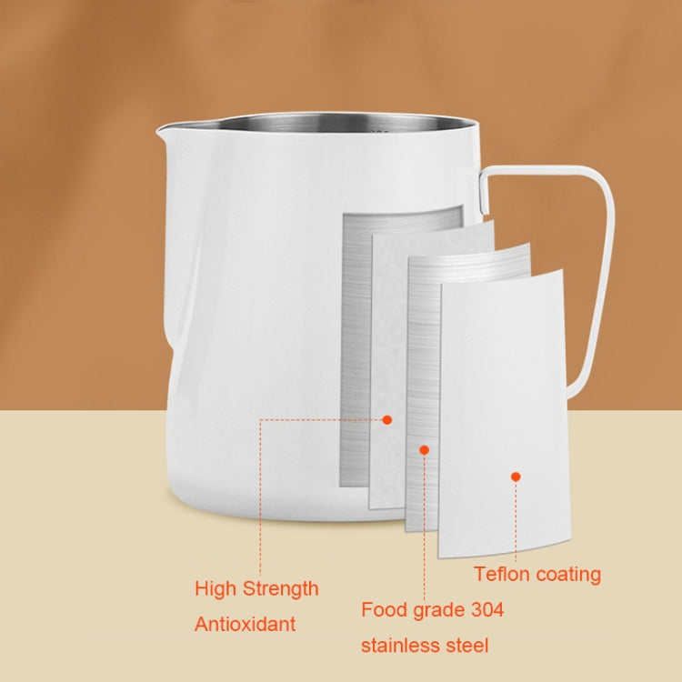 304 Stainless Steel Coffee Pot with Scale, Spec: 350ml (Beige Beak) - free shipping - PMC TechLife - Order now!