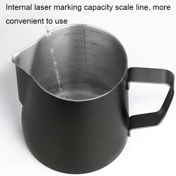 304 Stainless Steel Coffee Pot with Scale, Spec: 600ml (Retro Beak) - free shipping - PMC TechLife - Order now!