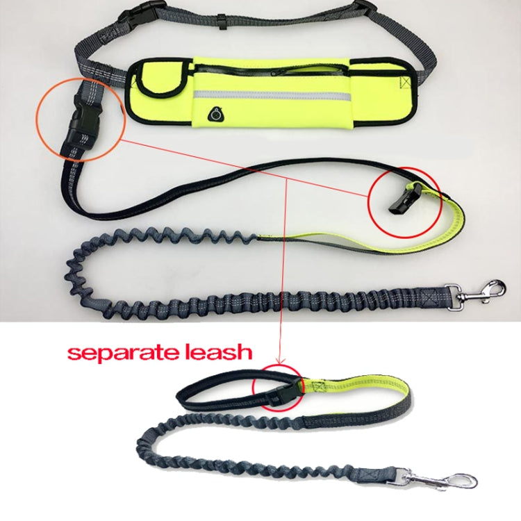 Pet Run Traction Rope Portable Waist Bag(Navy) - Leashes & Chest Strap by PMC TechLife | Online Shopping South Africa | PMC TechLife | Buy Now Pay Later Mobicred